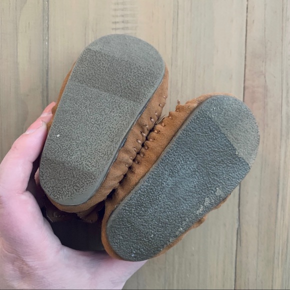 Genuine Kids | Brown Embroidered Moccasins - Picture 6 of 8
